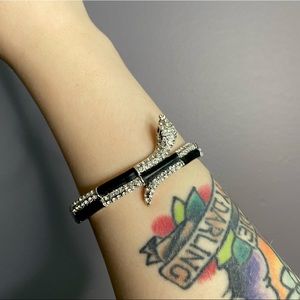 Swarovski crystals snake bracelet